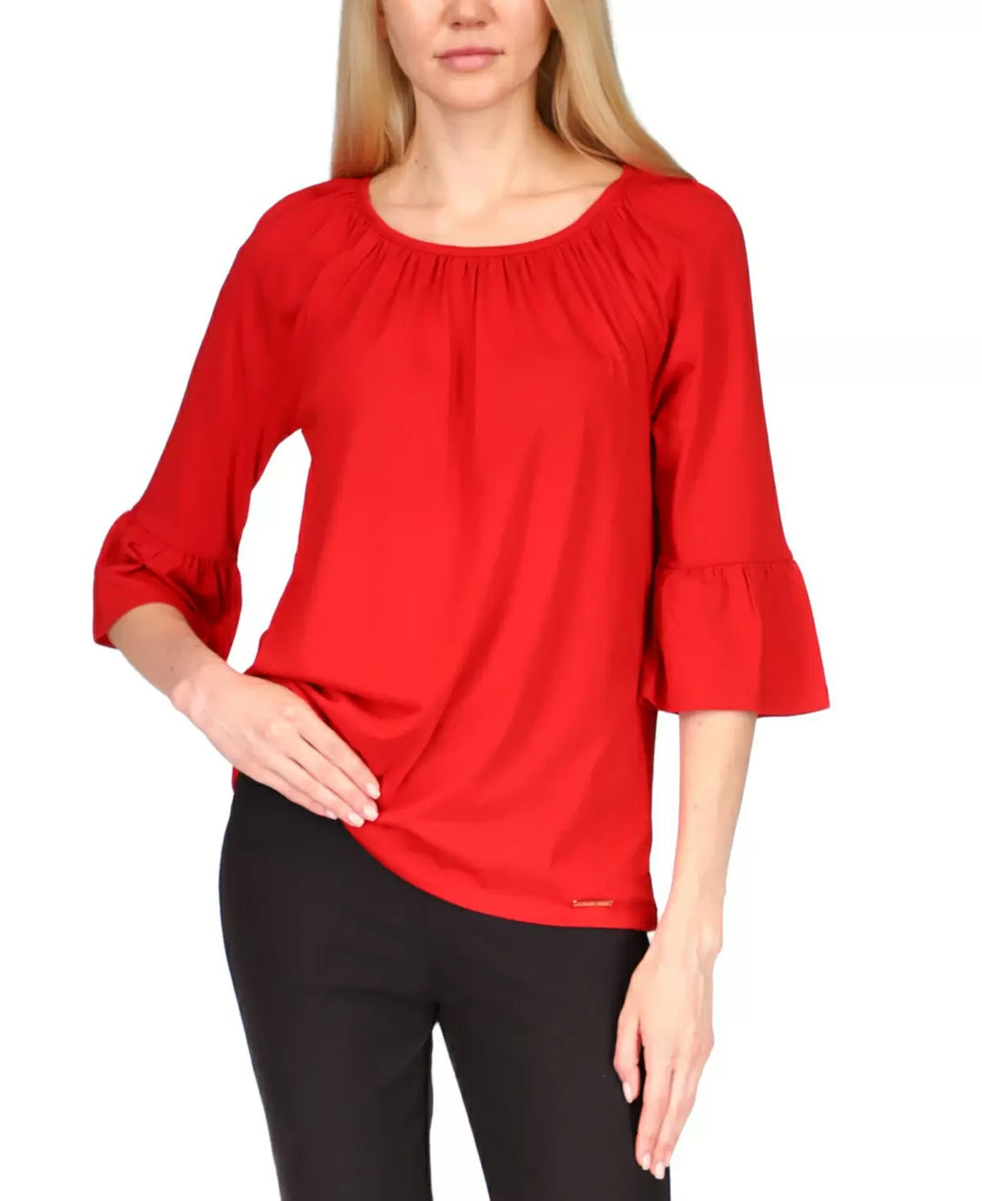 MICHAEL Michael Kors Flared-Sleeve Top