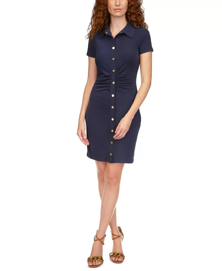 MICHAEL Michael Kors Ruched-Front Mini Dress