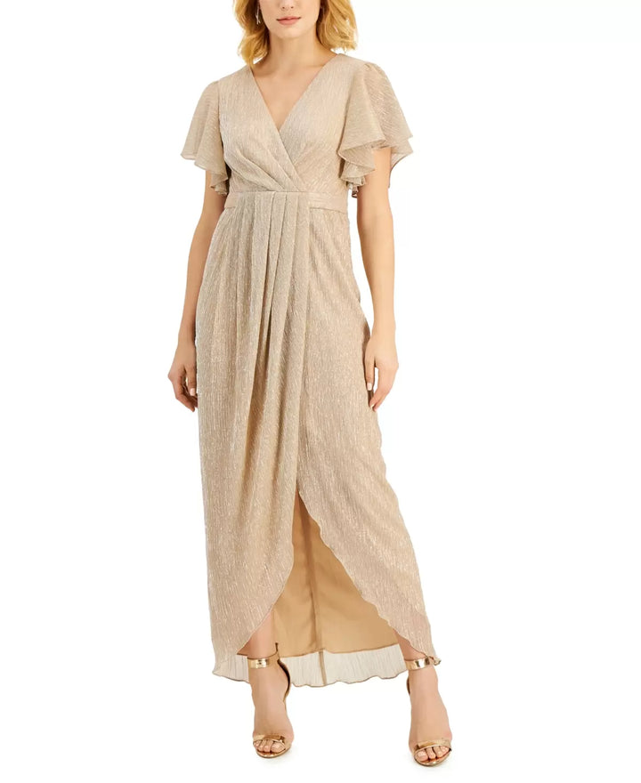 Betsy & Adam V-Neck Gown