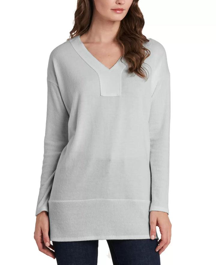 Vince Camuto V-Neck Drop-Shoulder Tunic