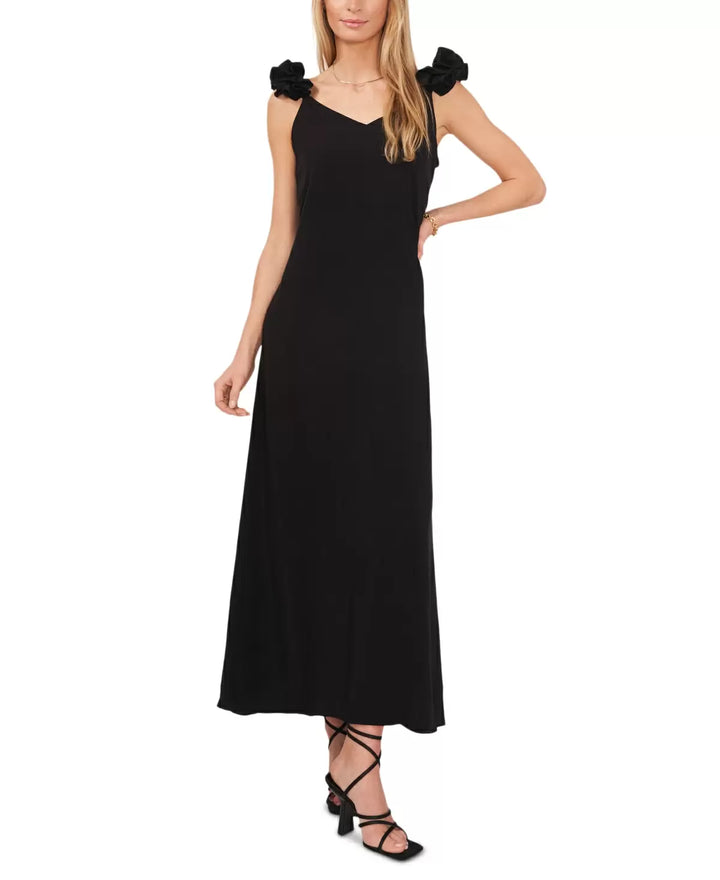 Vince Camuto Rouched-Sleeve Callus Maxi Dress