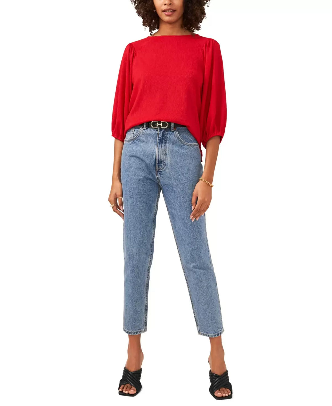 VINCE CAMUTO Puff Sleeve Top