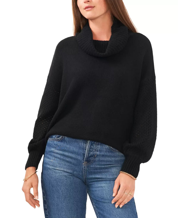 VINCE CAMUTO Drop Shoulder Turtleneck Sweater