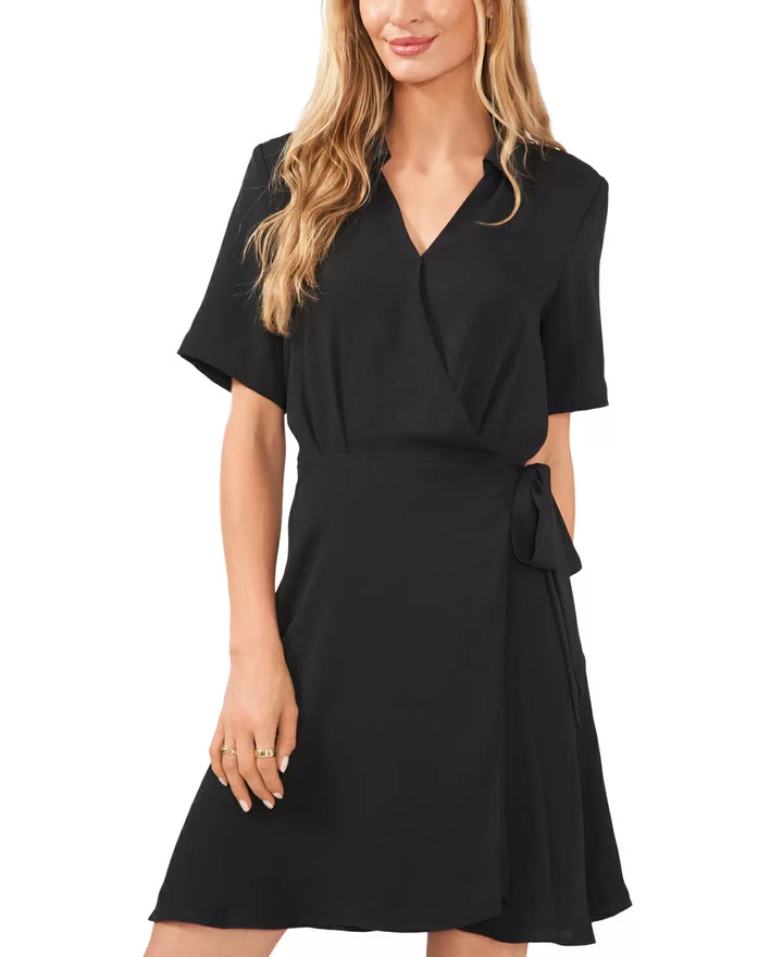 Vince Camuto Collared Wrap Dress