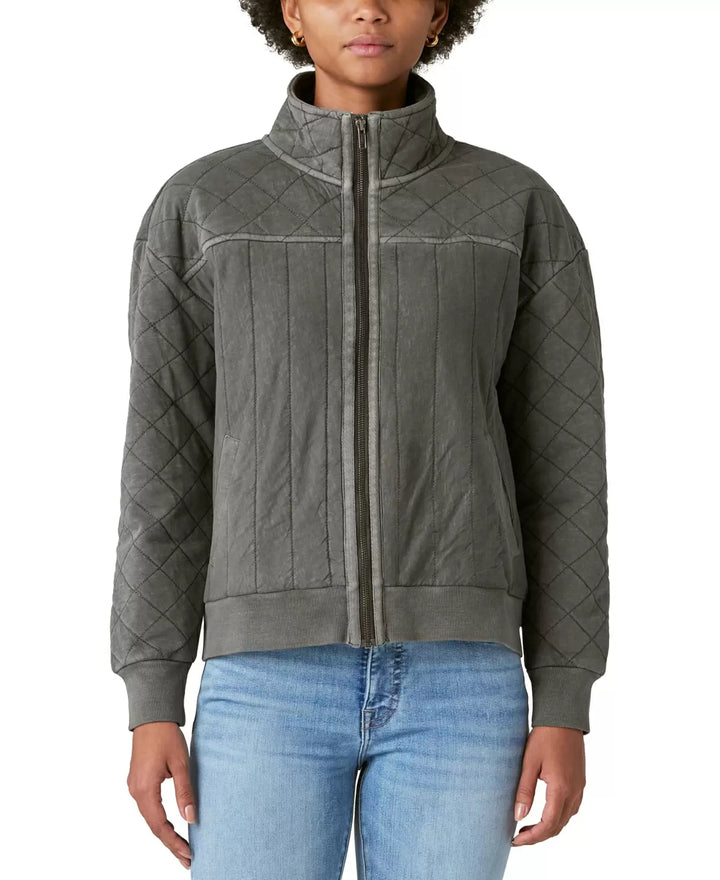 Lucky Brand Quilted Zip-Up Jacket