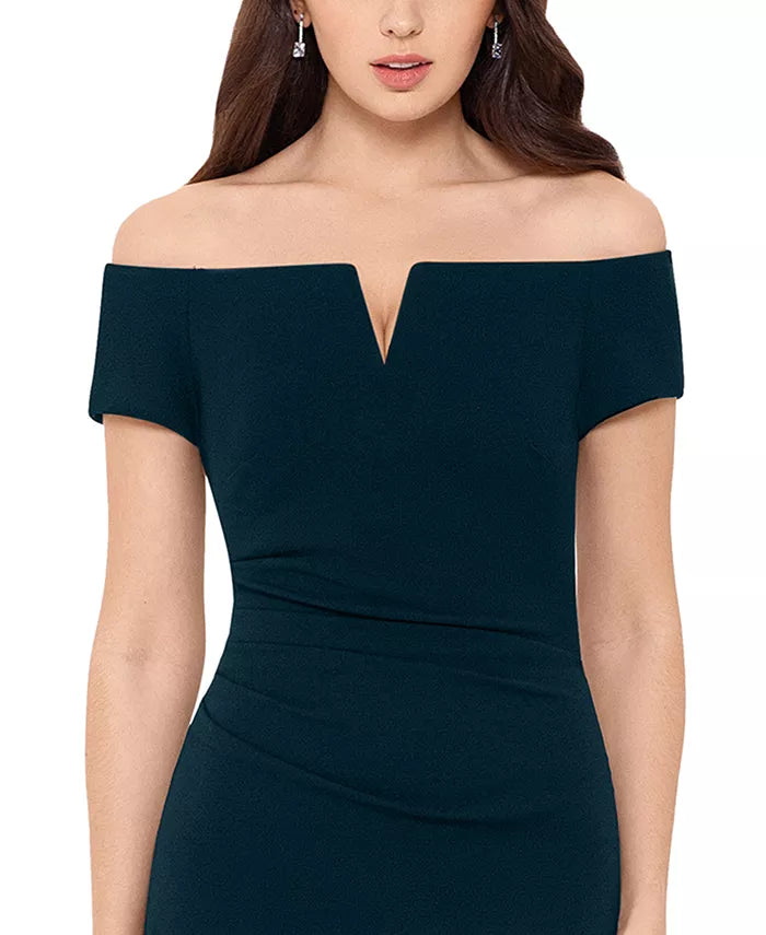 X by XSCAPE Off-The-Shoulder Gown