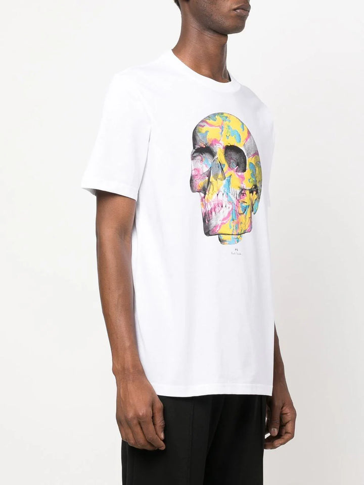 PS Paul Smith Men's Skull Graphic Short Sleeve Tee