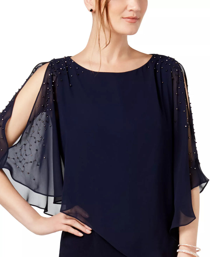 X by Xscape Capelet Sheath Dress