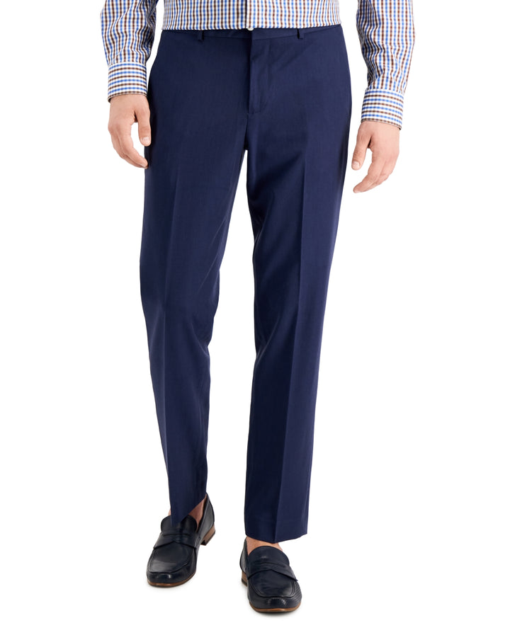 Perry Ellis Portfolio Men's Modern-Fit Stretch Solid Resolution Pants