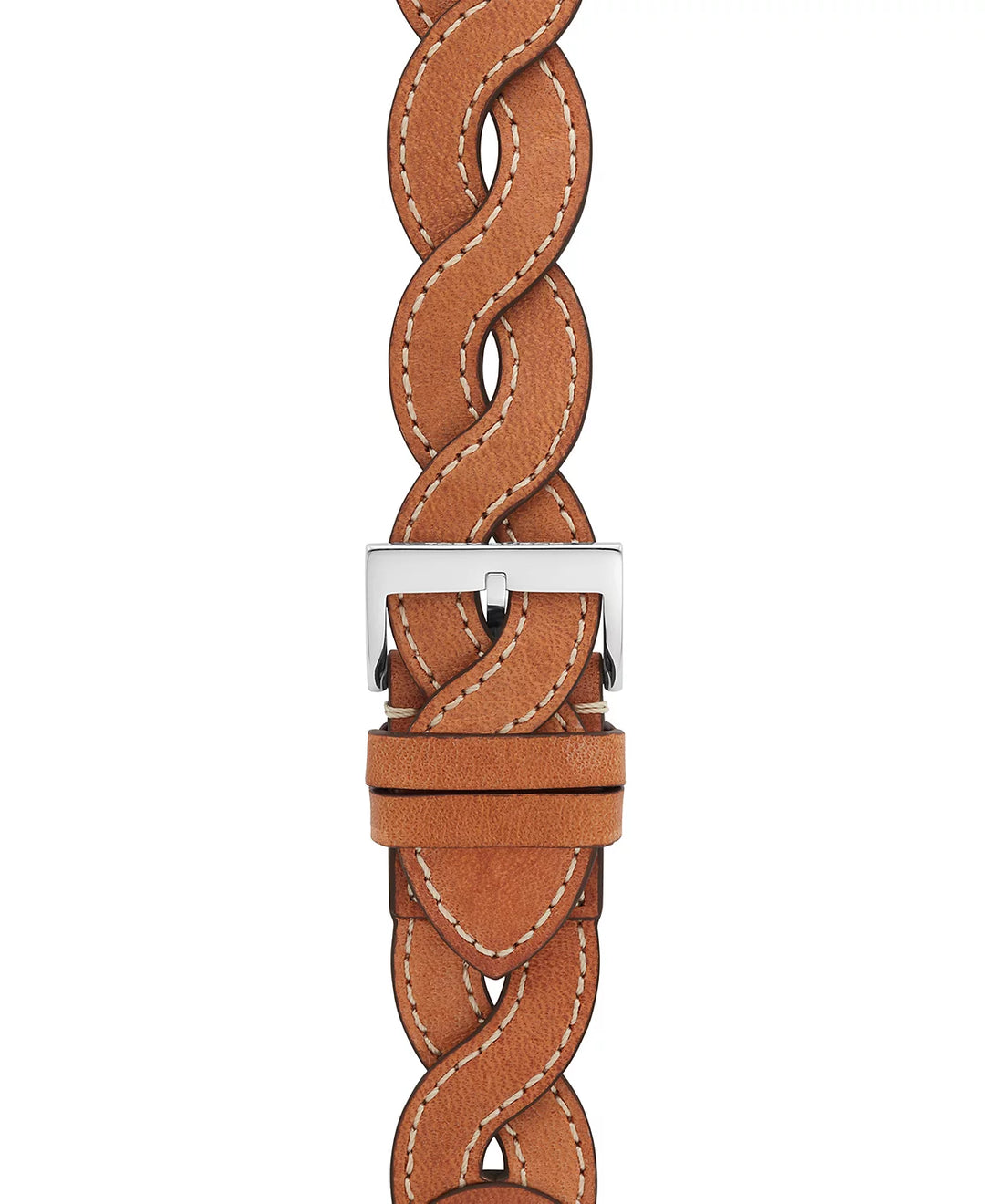 Tory Burch Women's Luggage Braided Leather Band for Apple Watch® 38mm/40mm