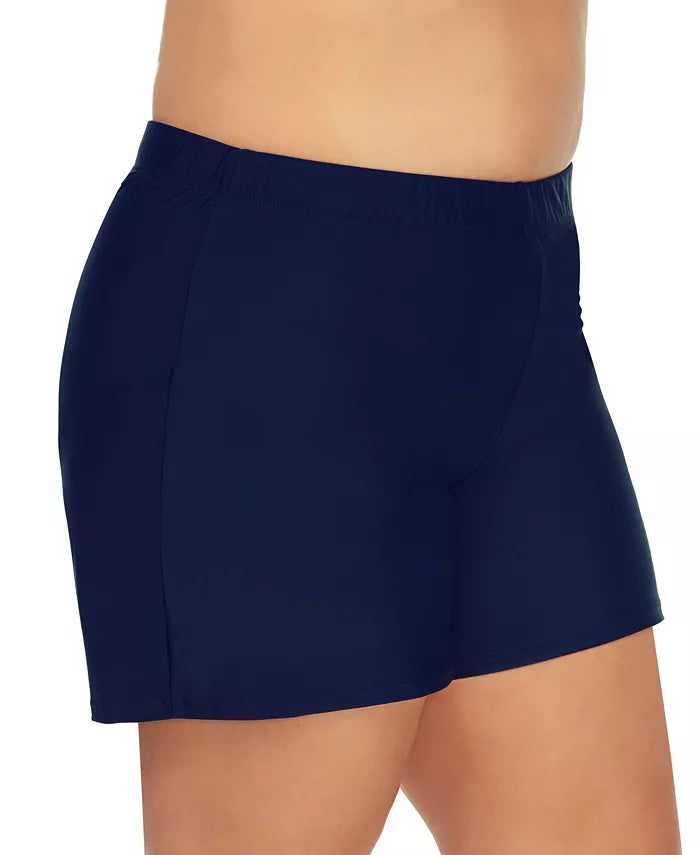 Island Escape Plus Size Swim Shorts