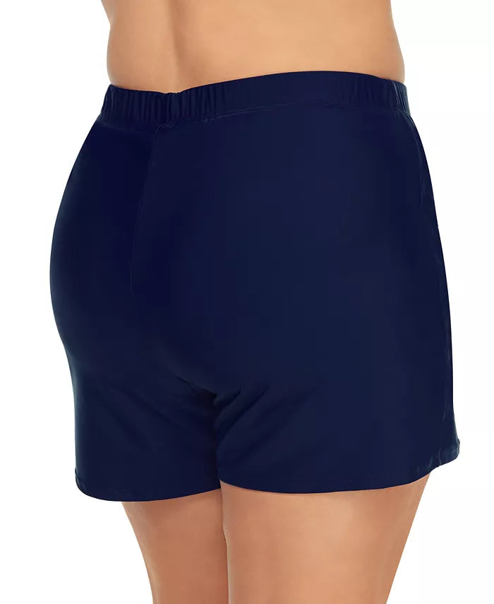 Island Escape Plus Size Swim Shorts