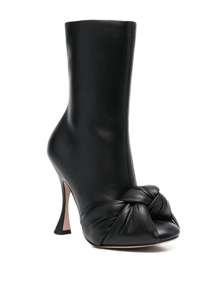 Giambattista Valli Knotted High Heel Booties
