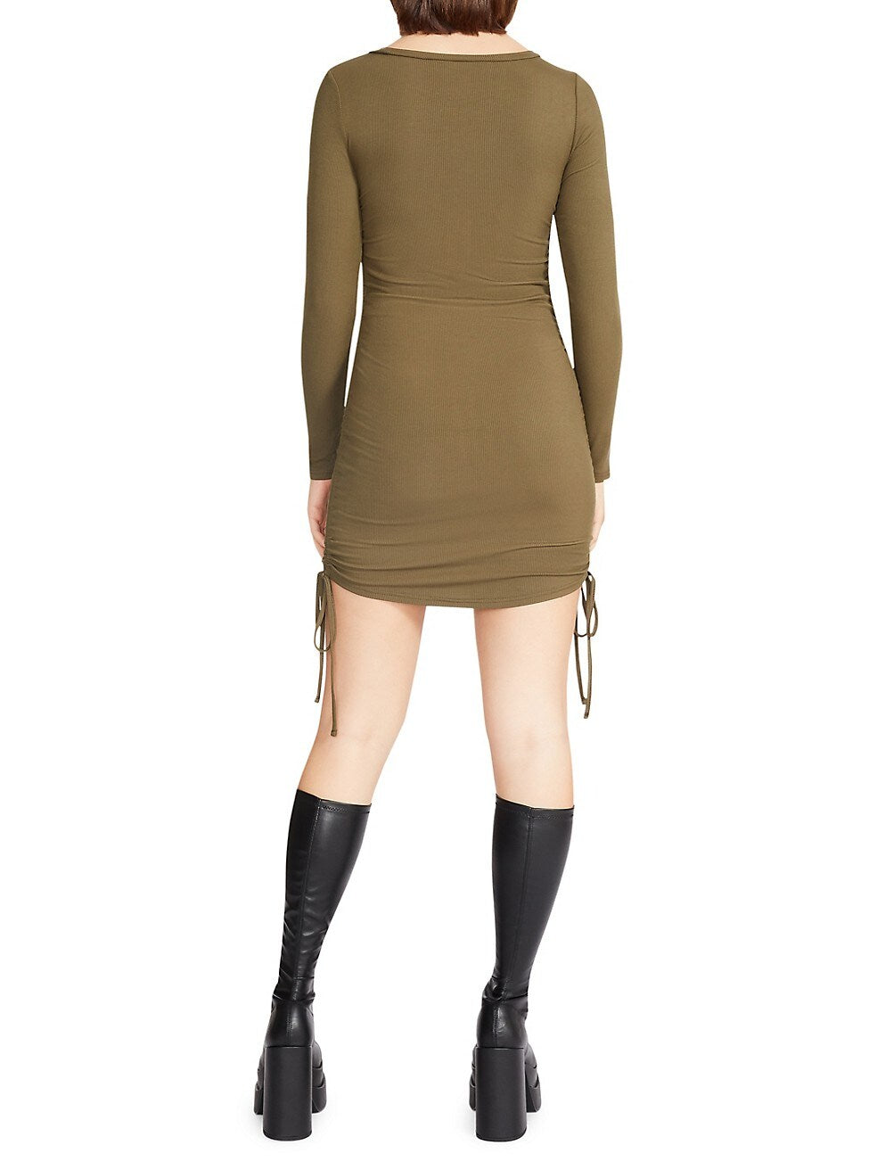 STEVE MADDEN Ruched Bodycon Dress