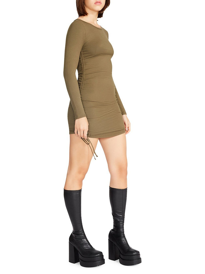 STEVE MADDEN Ruched Bodycon Dress