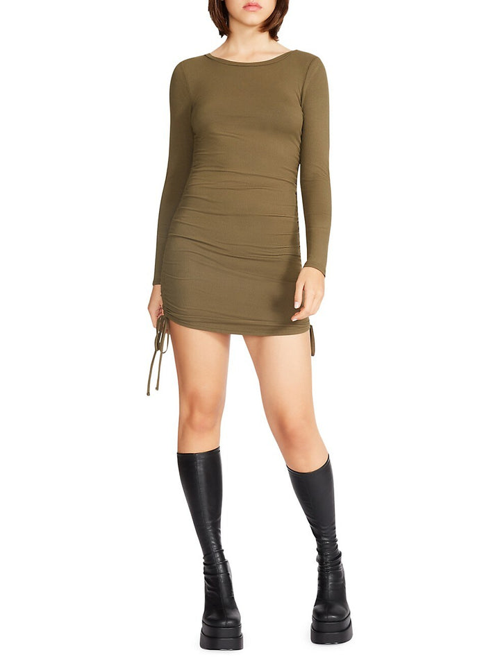 STEVE MADDEN Ruched Bodycon Dress