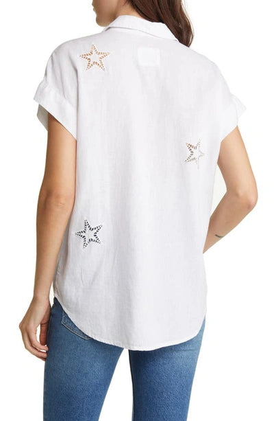 Rails Jamie Eyelet Star Shirt
