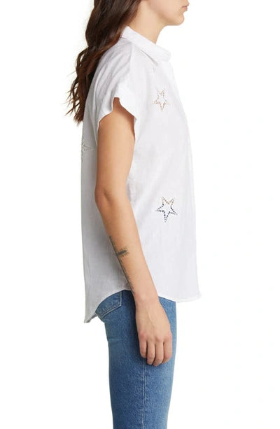 Rails Jamie Eyelet Star Shirt