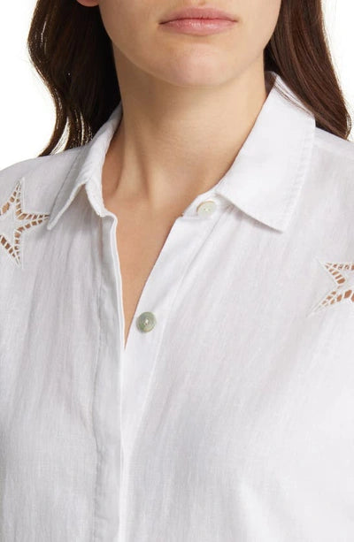 Rails Jamie Eyelet Star Shirt