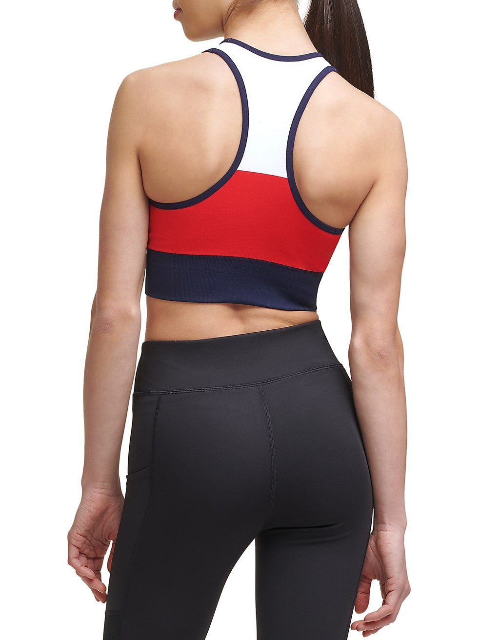 Tommy Hilfiger Sport Colorblocked Low Impact Sports Bra