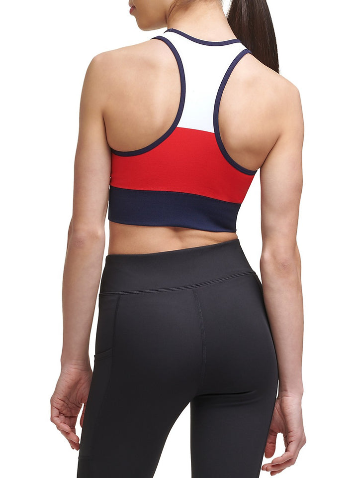 Tommy Hilfiger Sport Colorblocked Low Impact Sports Bra