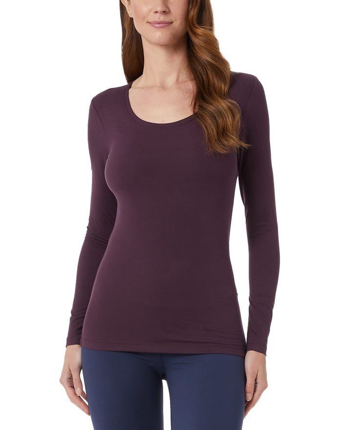 32 Degrees Cozy Heat Scoop-Neck Top