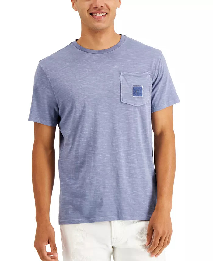 GUESS Men's G Stamp Logo Pocket T-Shirt