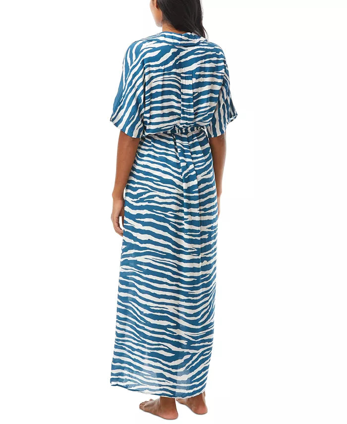 Vince Camuto Belted Maxi Shirt Dress Cover-Up