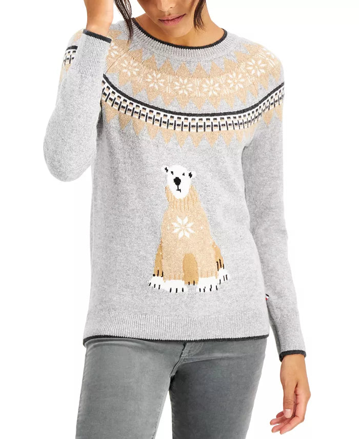 Tommy Hilfiger Fair Isle Polar Bear Sweater