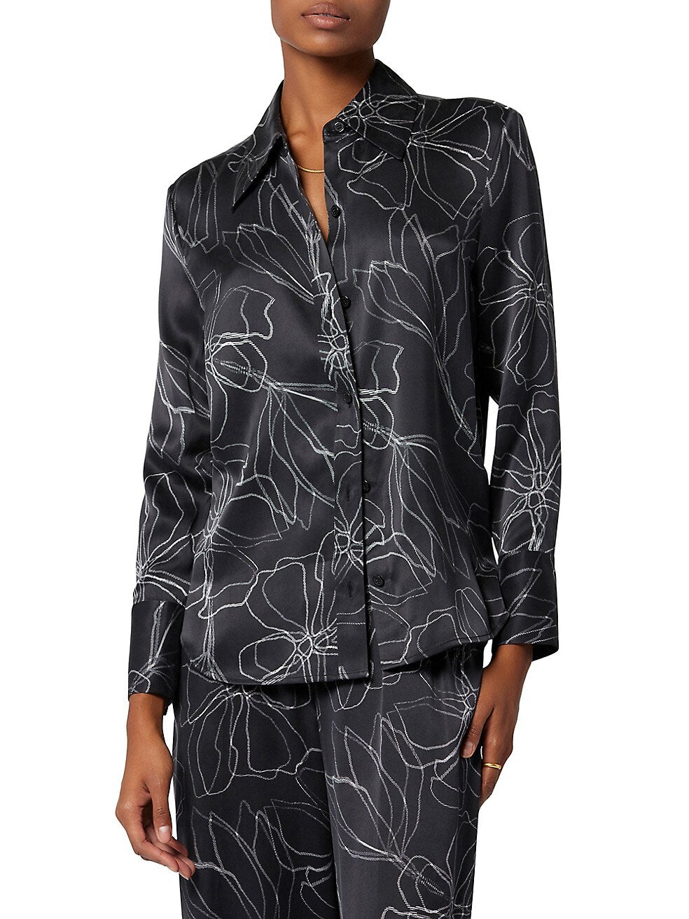 Equipment Leona Silk Satin Shirt