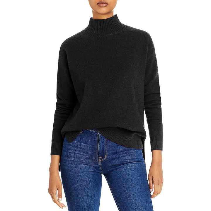 C by Cashmere Mock Neck Cashmere Sweater