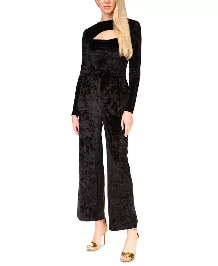 MICHAEL KORS Velvet Cutout Jumpsuit