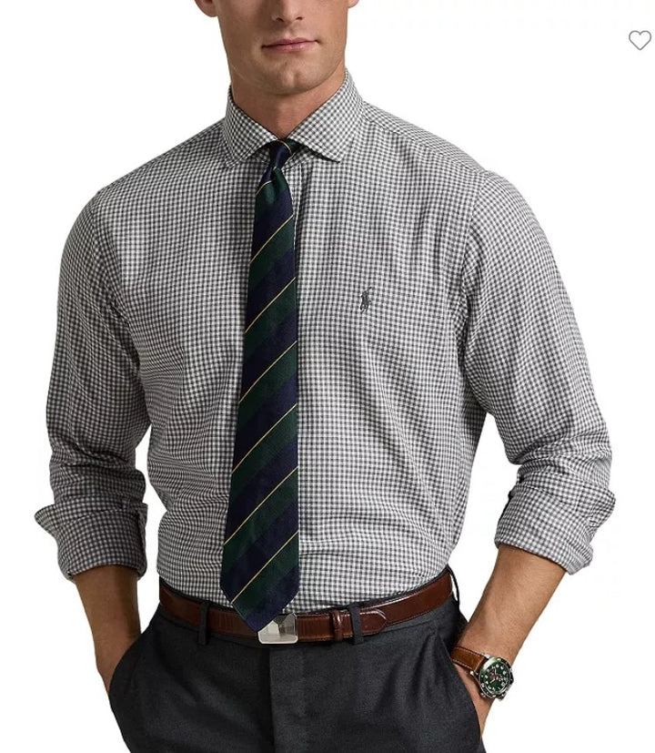 Polo Ralph Lauren MEN's Classic-Fit Gingham Stretch Poplin Shirt