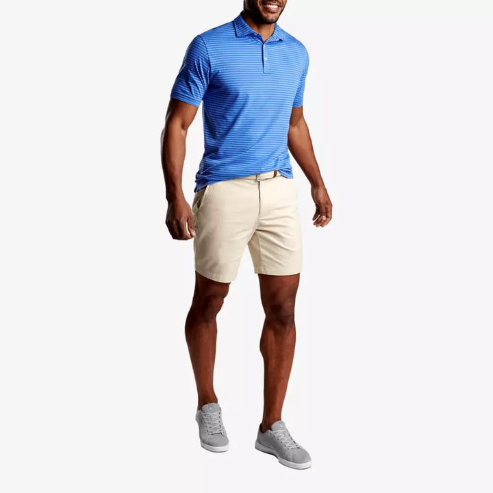 Peter Millar Pilot Mill Cedar Stripe Short-Sleeve Polo