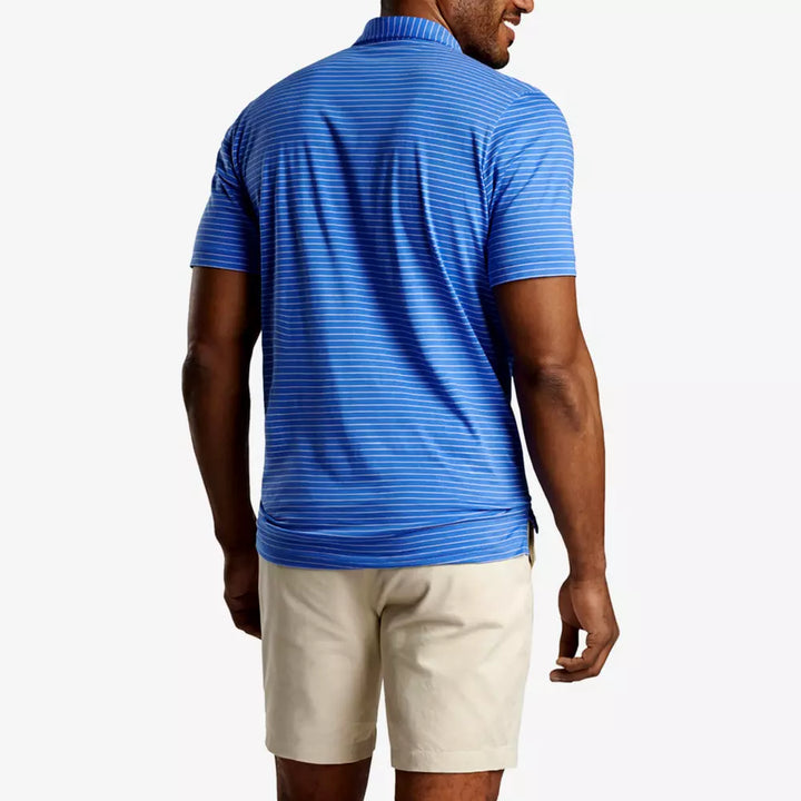 Peter Millar Pilot Mill Cedar Stripe Short-Sleeve Polo