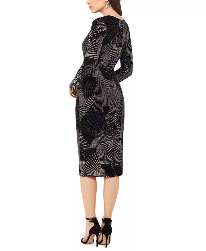 Betsy & Adam Petite Printed Sheath Dress