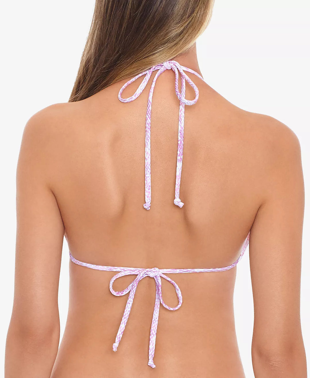Salt + Cove Juniors' Electric Snake Triangle Bikini Top