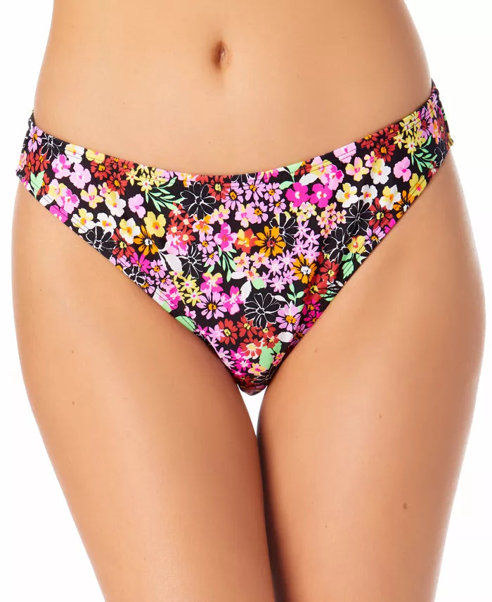 California Waves Juniors' Printed Hipster Bikini Bottom