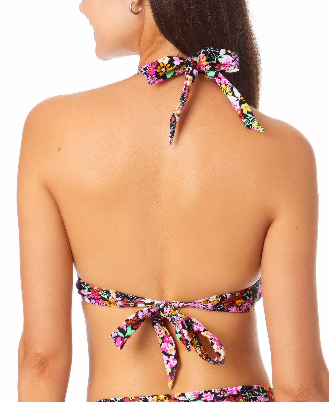California Waves Juniors' Printed Underwire Push-Up Bikini Top