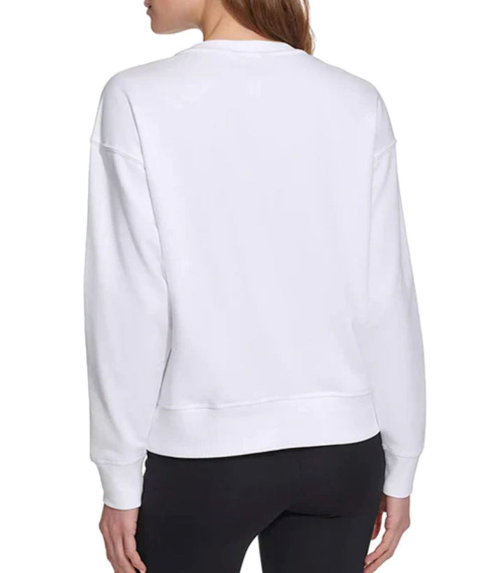 DKNY Puff-Logo Long-Sleeve Sweatshirt