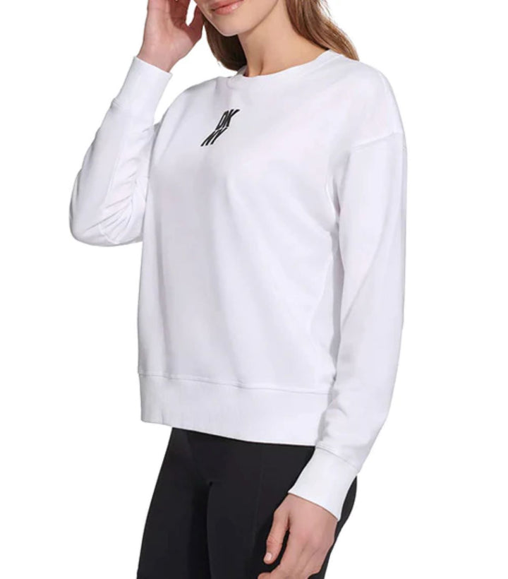 DKNY Puff-Logo Long-Sleeve Sweatshirt