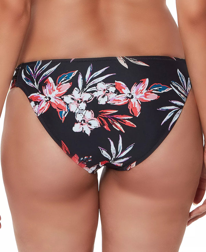 Bar III Floral-Print Hipster Bikini Bottoms