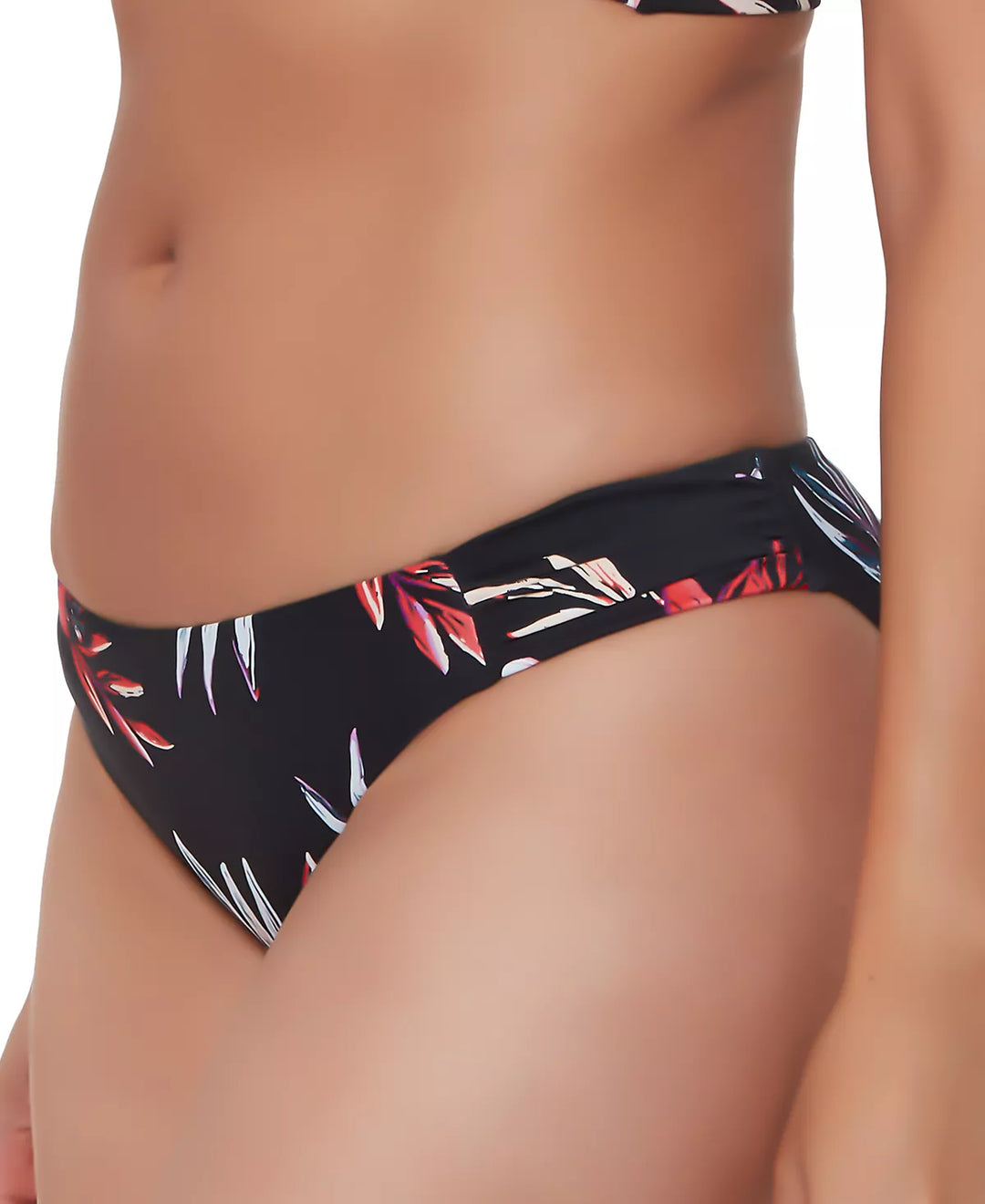 Bar III Floral-Print Hipster Bikini Bottoms