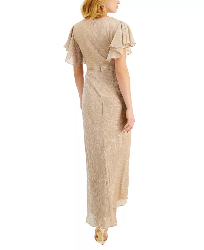 Betsy & Adam V-Neck Gown