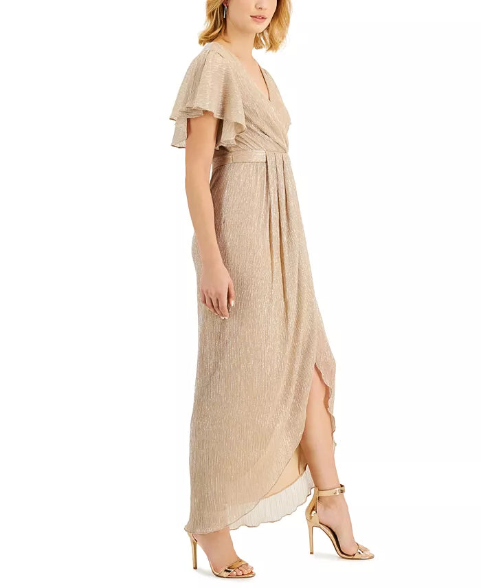 Betsy & Adam V-Neck Gown