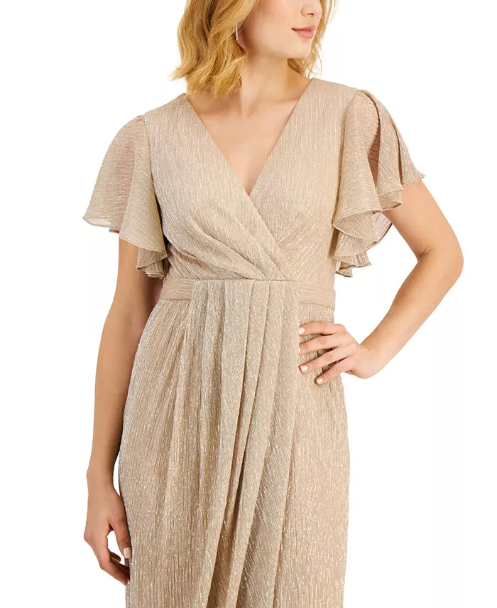 Betsy & Adam V-Neck Gown