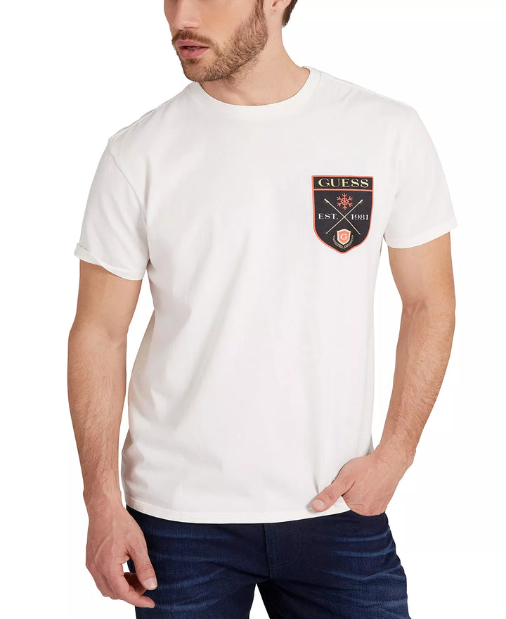 GUESS Men's Ski Logo T-Shirt