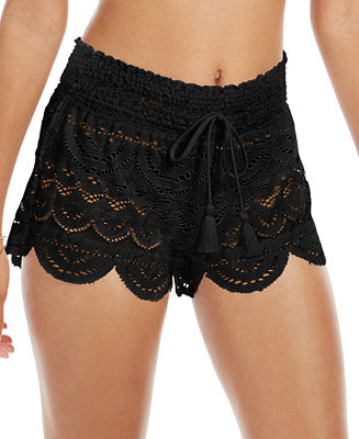 Copy of Miken Juniors' Scalloped Lace Cover-Up Shorts