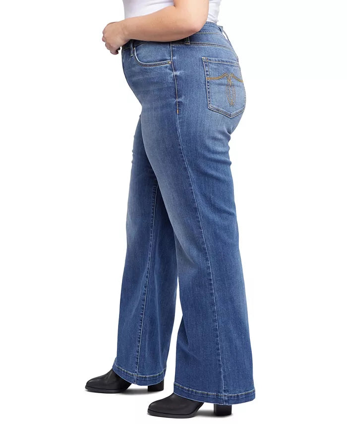 Seven7 Plus Size Bella Wide Leg Jeans