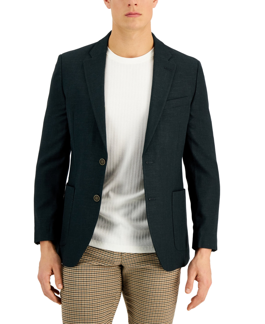 Nautica Men Modern-Fit Active Stretch Structure Weave Sport Coat DGFOutlet Nautica Men Modern-Fit Active Stretch Structure Weave Sport Coat DGFOutlet